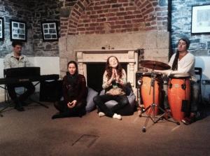 naked branches. group photo.